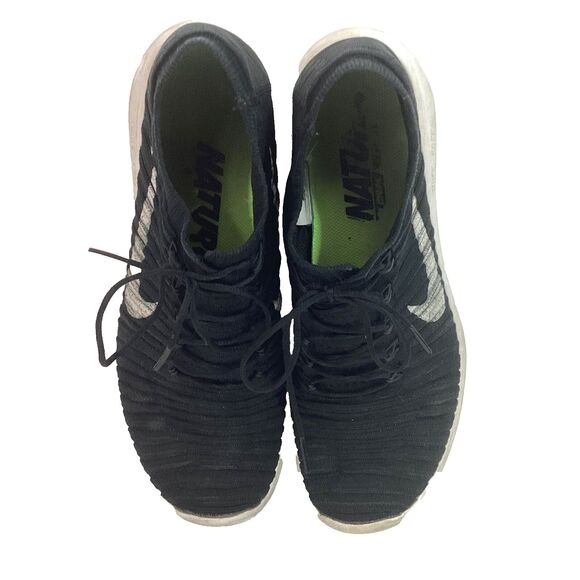 Nike Free RN Motion Flyknit -Men's Sz 11 -Black Knit Running Shoes - 834584-001 - Picture 4 of 8